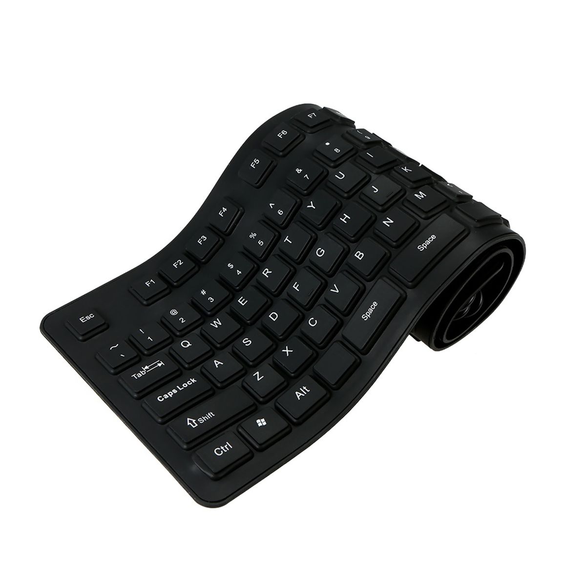 GENERICO - Teclado Portátil Flexible De Silicona  Usb 82098