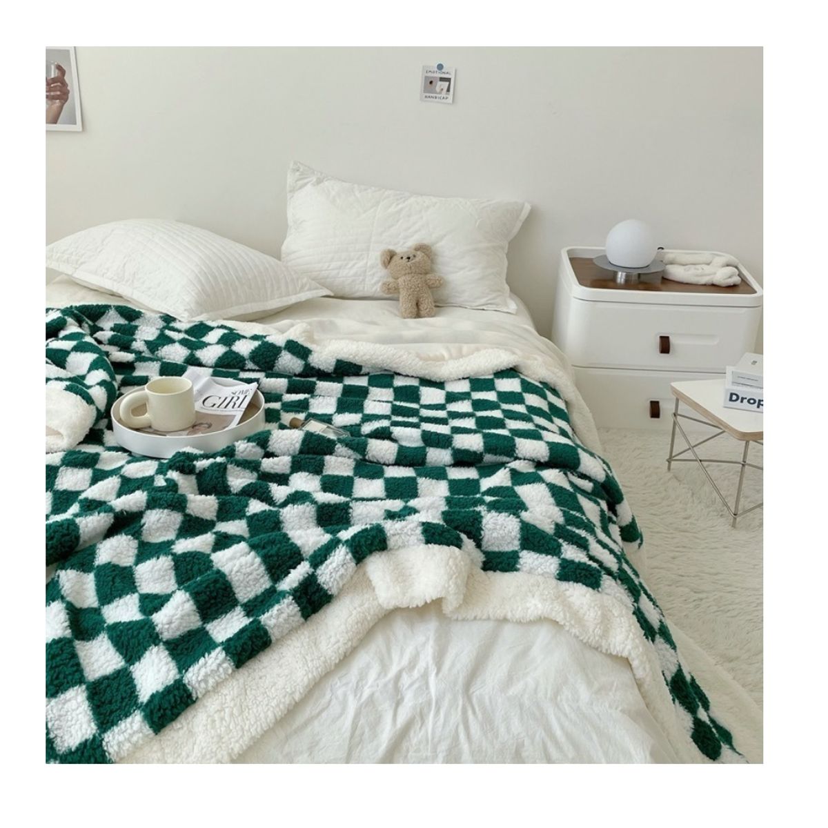 HOMER DESIGN - Frazada Manta Sherpa Polar Termica  2 Plazas 200*230cm hmmt11