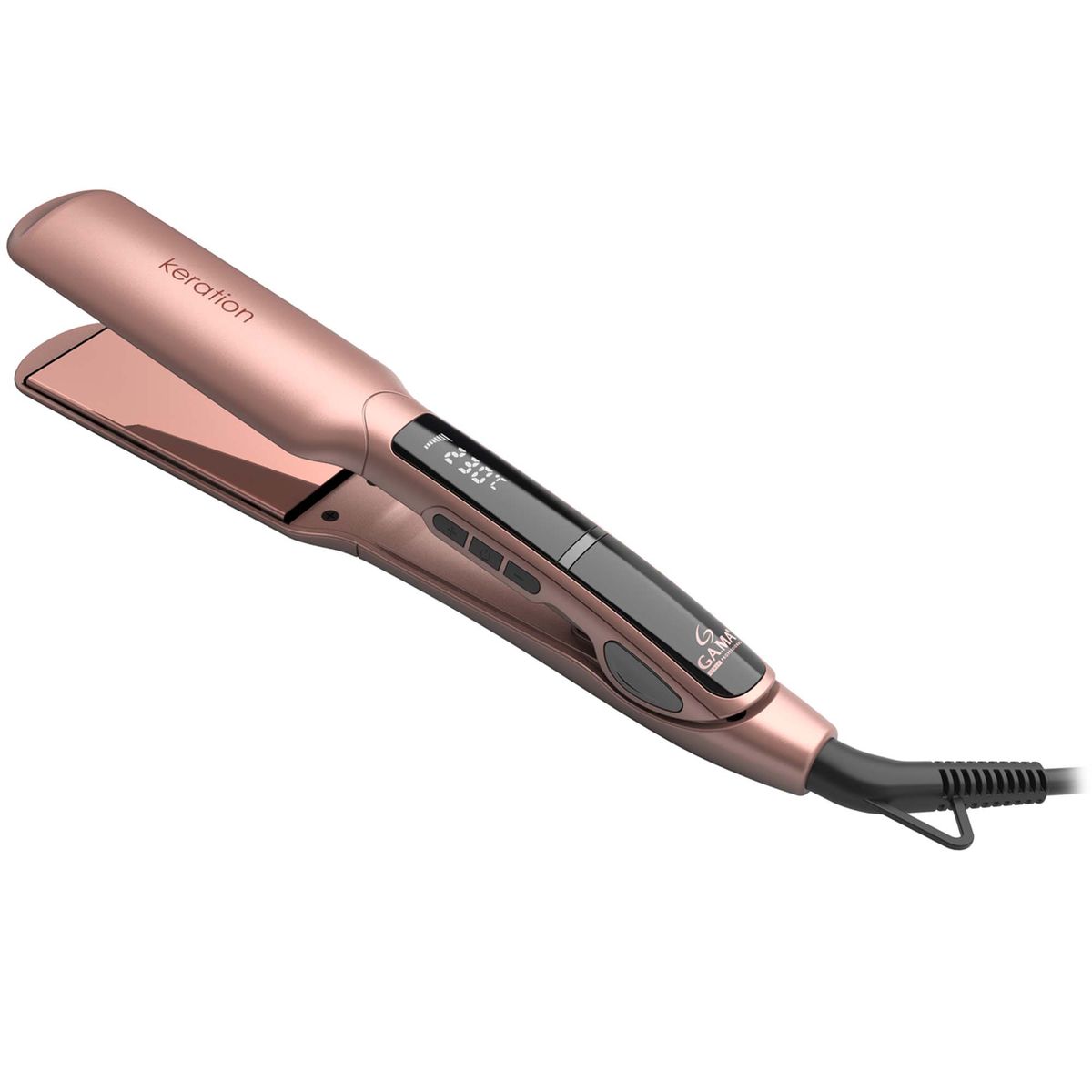 GAMA - Plancha Alisadora Gama X-Wide Digital Led Keration 3D Theraphy