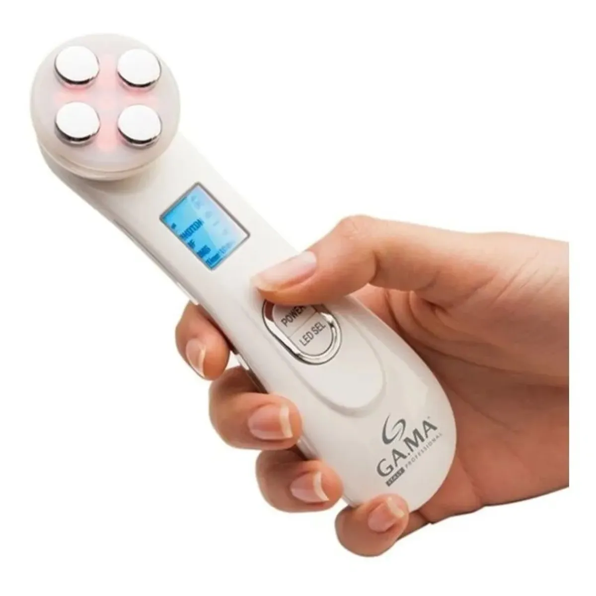 GAMA - Masajeador Facial Gama Multi Led Color Antiarrugas Antiacné