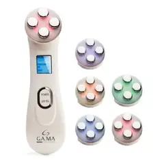 GAMA - Masajeador Facial Multi Led Color Antiarrugas Antiacné