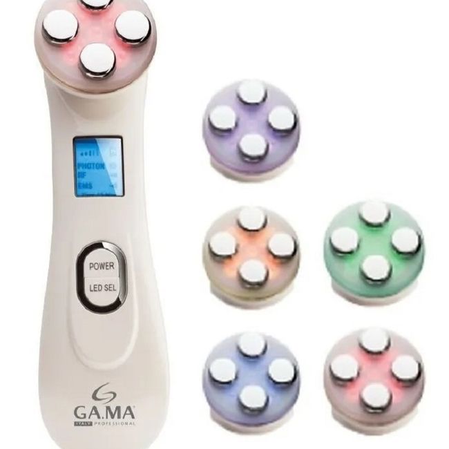 GAMA - Masajeador Facial Gama Multi Led Color Antiarrugas Antiacné