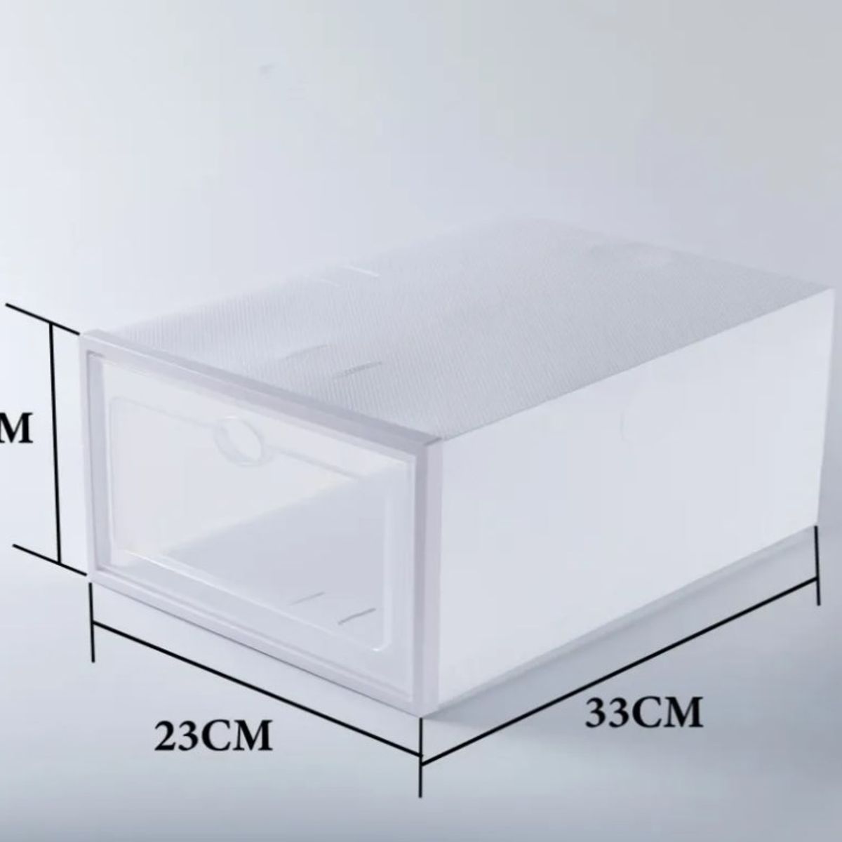 GENERICO - Pack 6 Caja Organizador Zapato Estante Armarble Apilable.