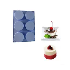 Pasteleria - Molde De Silicona Cheesecake Molde Jabon Molde 6cavid Redond