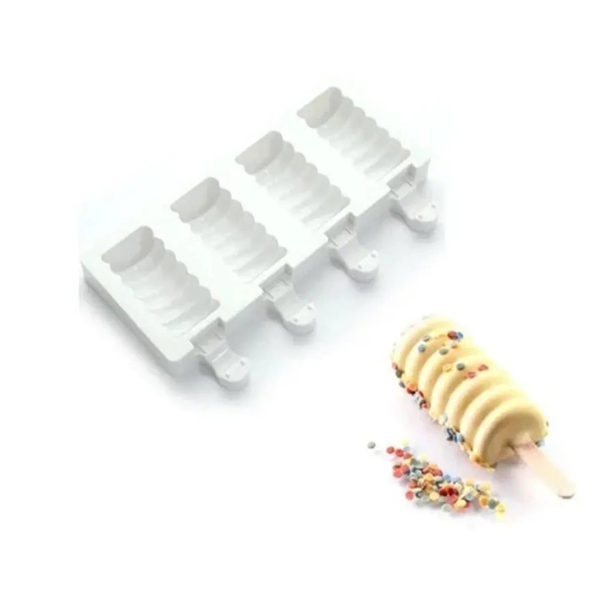 PASTELERIUSCL - Moldes De Silicona Para Helados Molde Paletas Helado Mini395