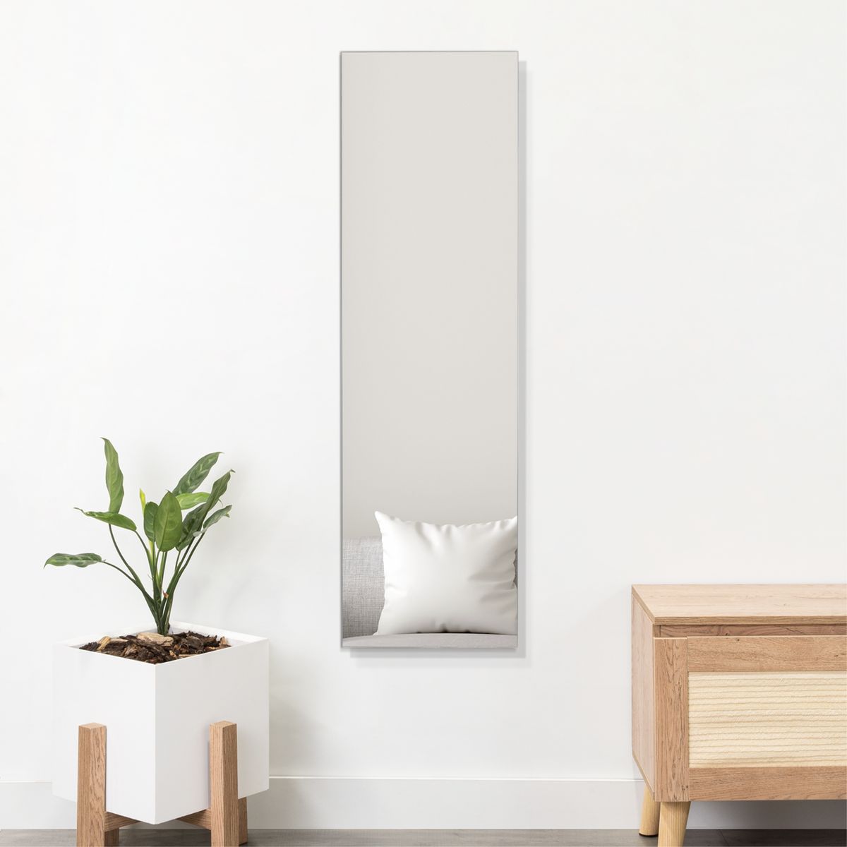 FMFURNITURE - Espejo Forma Rectangular 130x38 Cm…