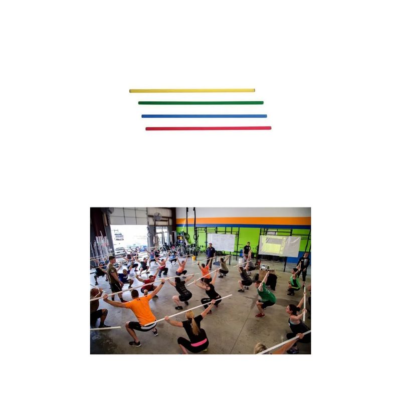 GENERICO - Bastón Para Elongación Agilidad Activación Crossfit Soccer