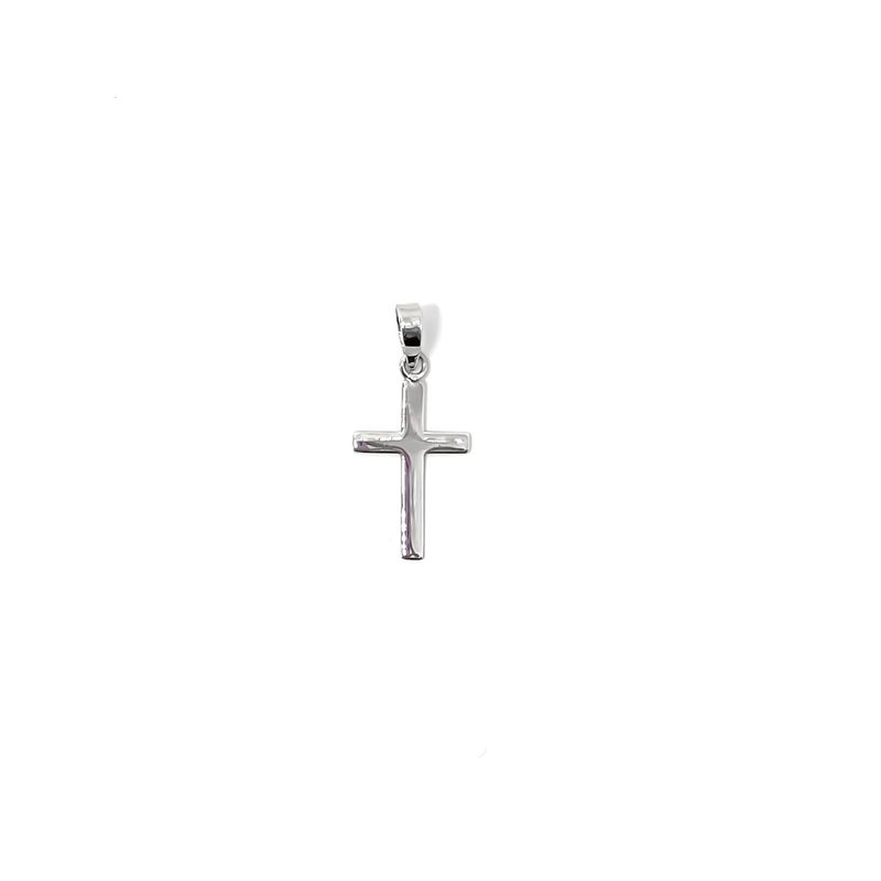 ANDREA COGGIOLA JOYAS - Colgante Cruz Plana Plata Fina 925