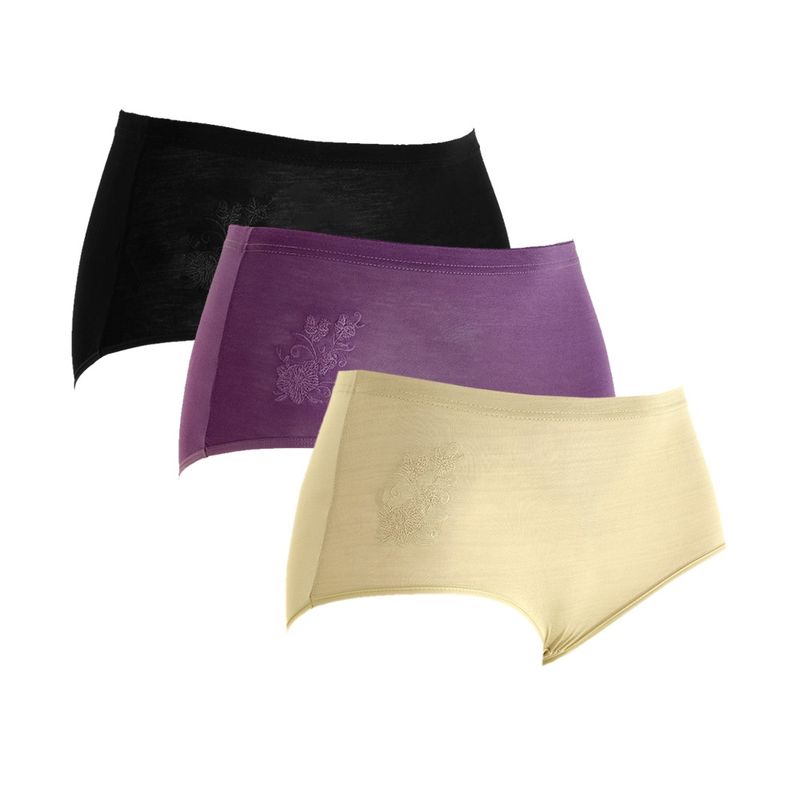 GIOVACCHINO - Pack de 3 Calzon Tiro Alto Bambú.