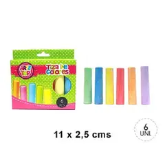 GENERICO - Set 6 tizas jumbo colores