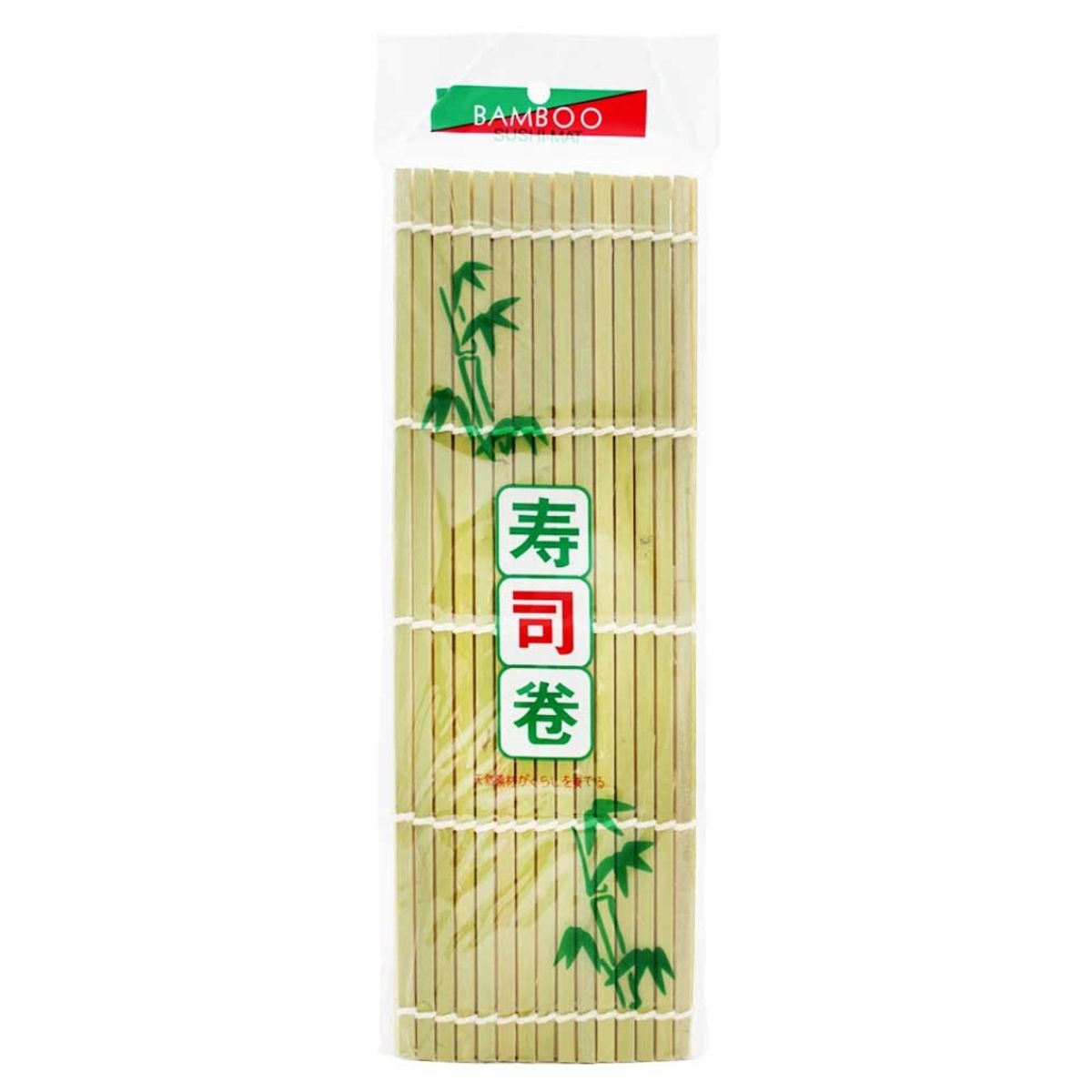 GENERICO - Esterilla Plana de Bambú Sushi medidas 24x24cm.