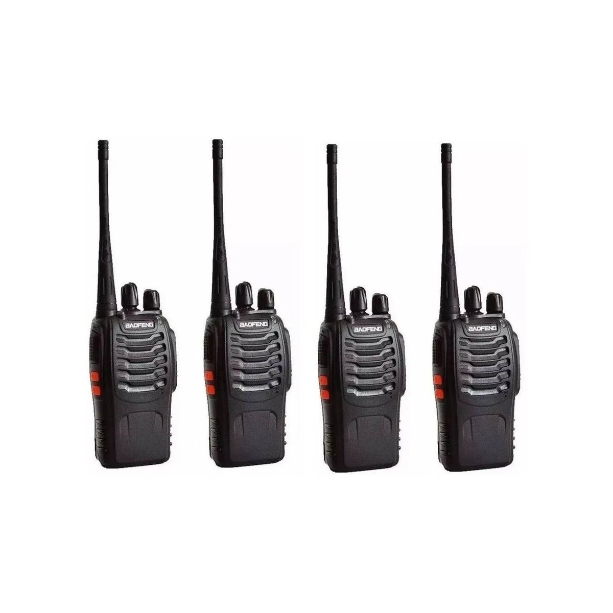 GENERICO - Pack X4 Radio Transmisor Walkie Talkie Bf-888s Baofeng