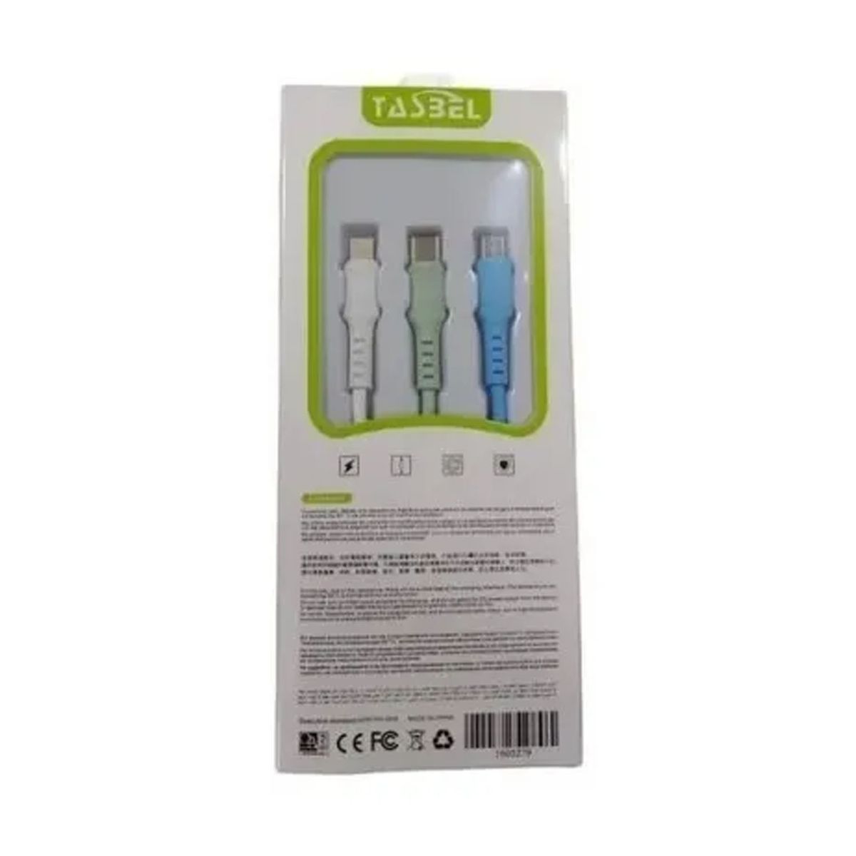 GENERICO - Cable Cargador 3 en 1 3A VIDVIE