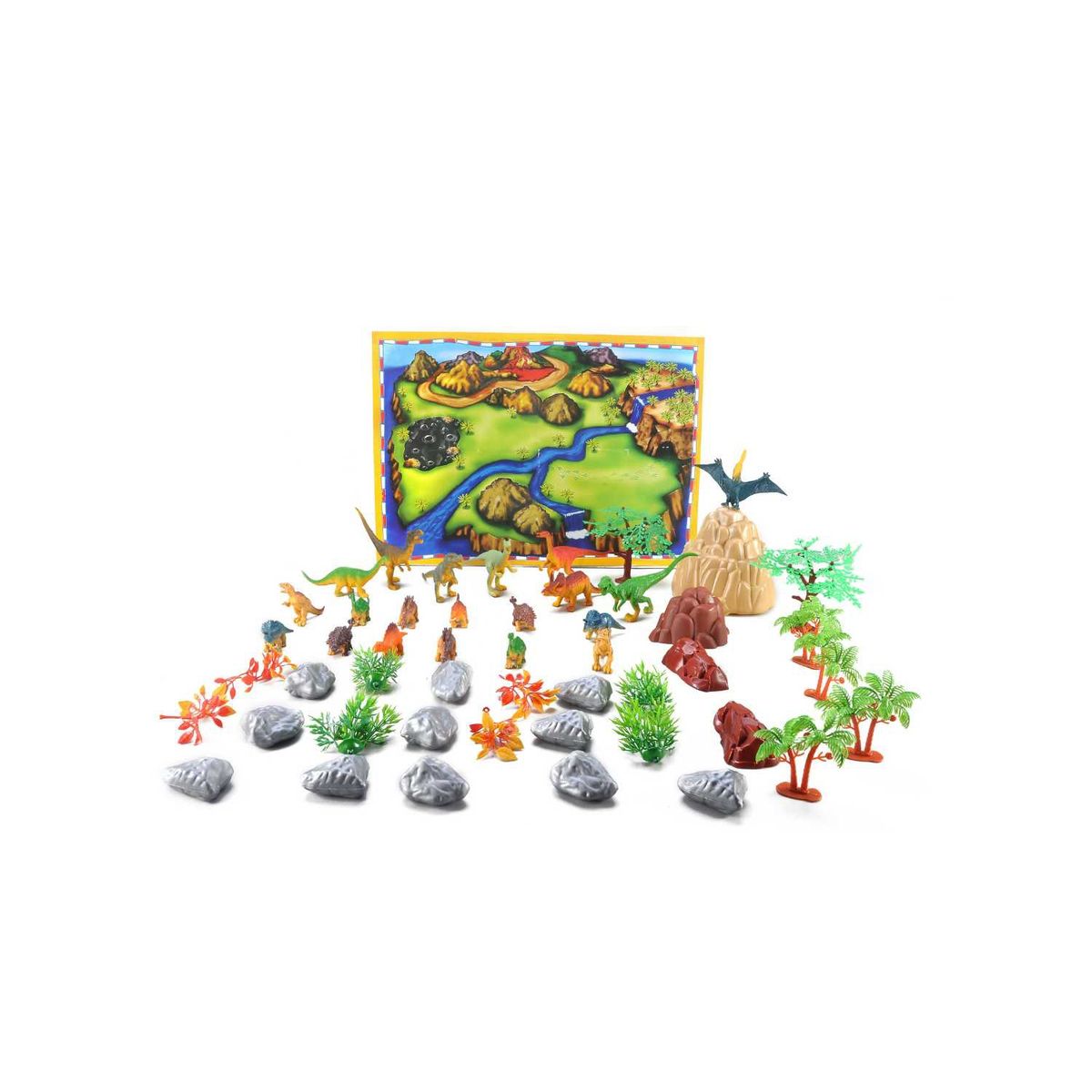 GENERICO - Set de dinosaurios para niños y niñas