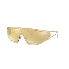 VERSACE - Lentes de Sol Dorado Espejado