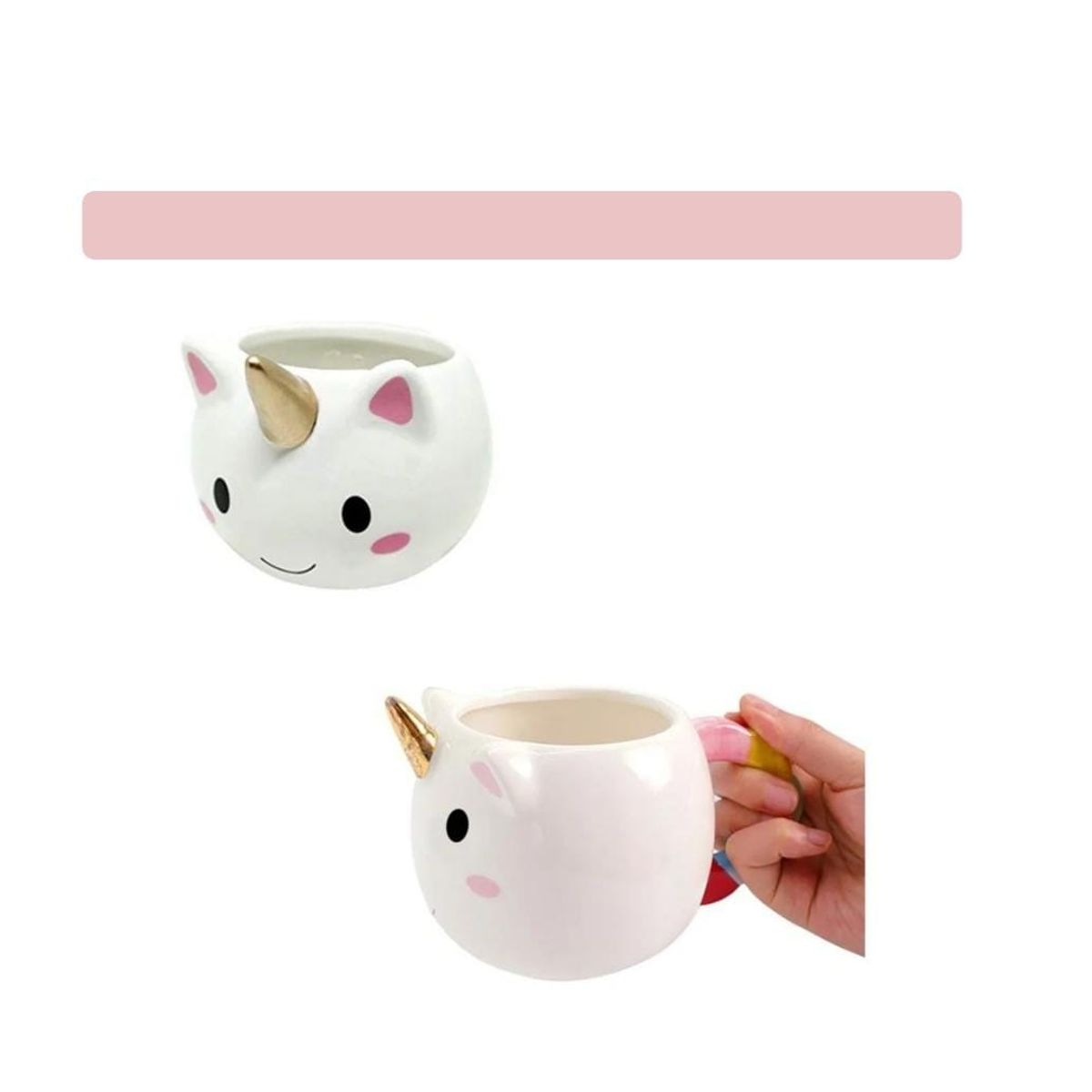 UNIVERSAL - Taza Tazon Unicornio Mug Ceramica 3d