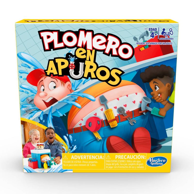 HASBRO - Plomero En Apuros - Juego De Mesa - Hasbro