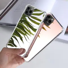GENERICO - Carcasa Para iPhone 13 Mirror Espejo Maquillar Rose Gold