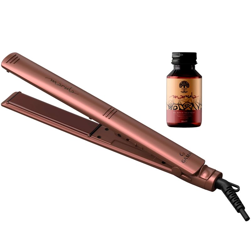 GAMA - Plancha Alisadora Gama Elegance Aceite Marula Antiaging Set