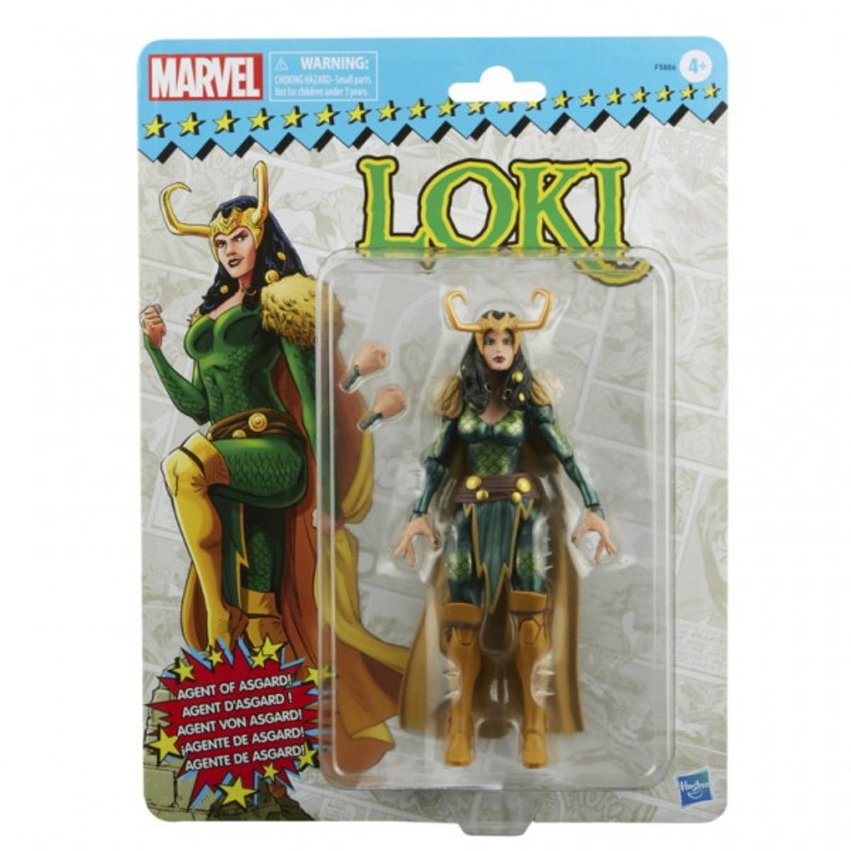 MARVEL - Figura Marvel Legends Series Retro - Loki Agent
