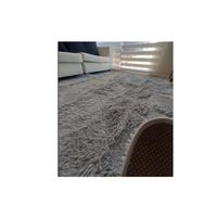 Alfombra Peludas Tipo Shaggy 180Cm X 200Cm Gris