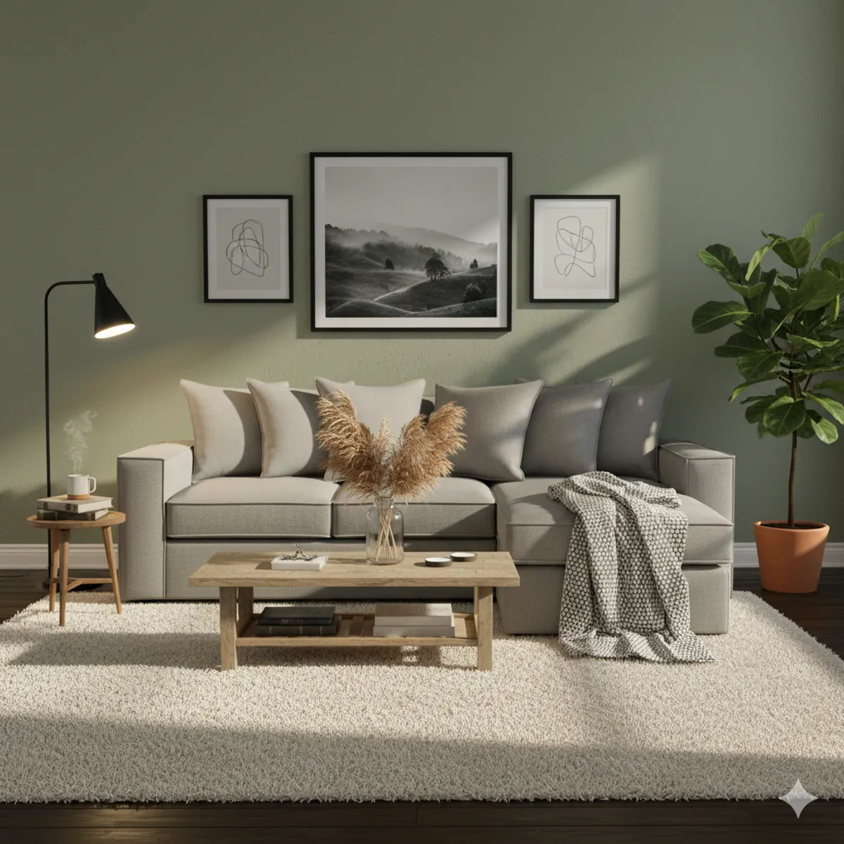 SITIAL HOME - Sofá Seccional Intercambiable Romeo Gris Claro Living Resortes pocket