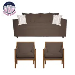 SITIAL HOME - Living Romeo 311 cafe sofa con resortes
