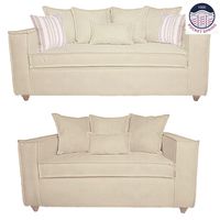 Living Romeo 3 2 Sofá 3 y 2 Cuerpos Color Beige Full Confort