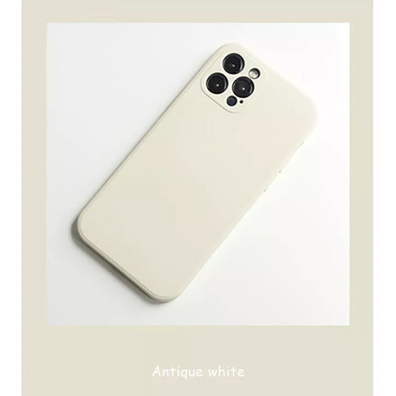 GENERICO - Carcasa Para iPhone 11 Pro max Silicona Blanco Antigolpe