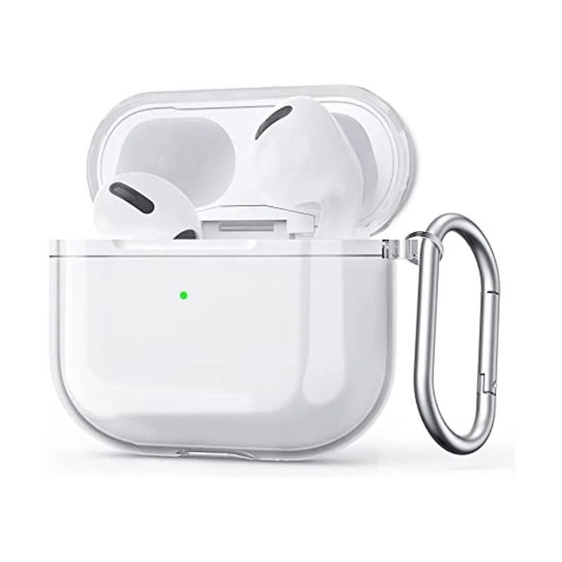 GENERICO - Carcasa Funda Transparent Tpu Silicona Para AirPods 3 Anillo.