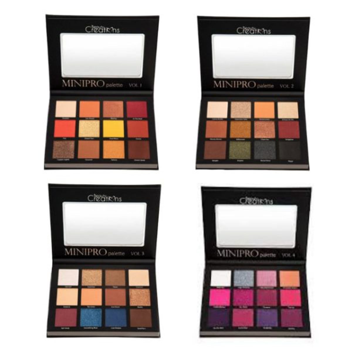 BEAUTY CREATIONS - Pack de paletas Mini Pro de Beauty Creations