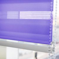 Cortina Roller Duo Día Noche 120x200 Morado