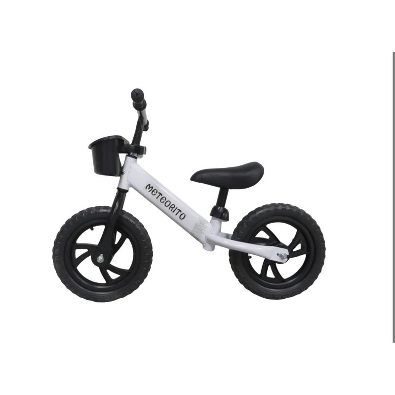 GENERICO - Bicicleta Equilibrio Para Niño Y Niña Aro 12  Blanco