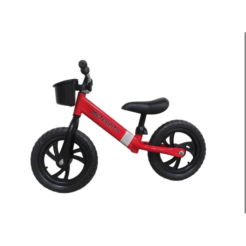 GENERICO - Bicicleta Equilibrio Para Niño Y Niña Aro 12  Rojo