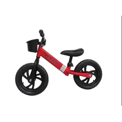 GENERICO - Bicicleta Equilibrio Para Niño Y Niña Aro 12 Rojo