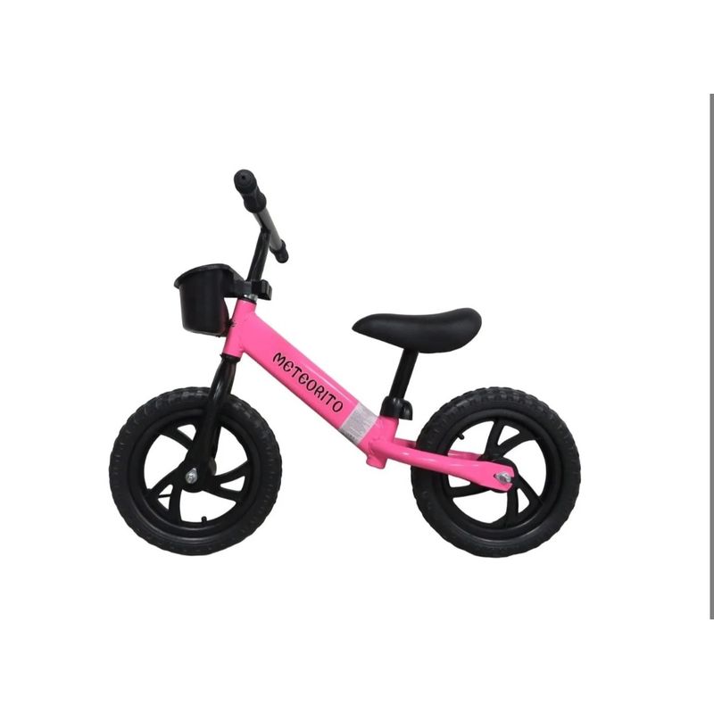 GENERICO - Bicicleta Equilibrio Para Niño Y Niña Aro 12  Rosado