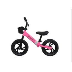 GENERICO - Bicicleta Equilibrio Para Niño Y Niña Aro 12 Rosado