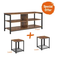 Rack Smart TV y 2 Mesas Auxiliares - Combo 007