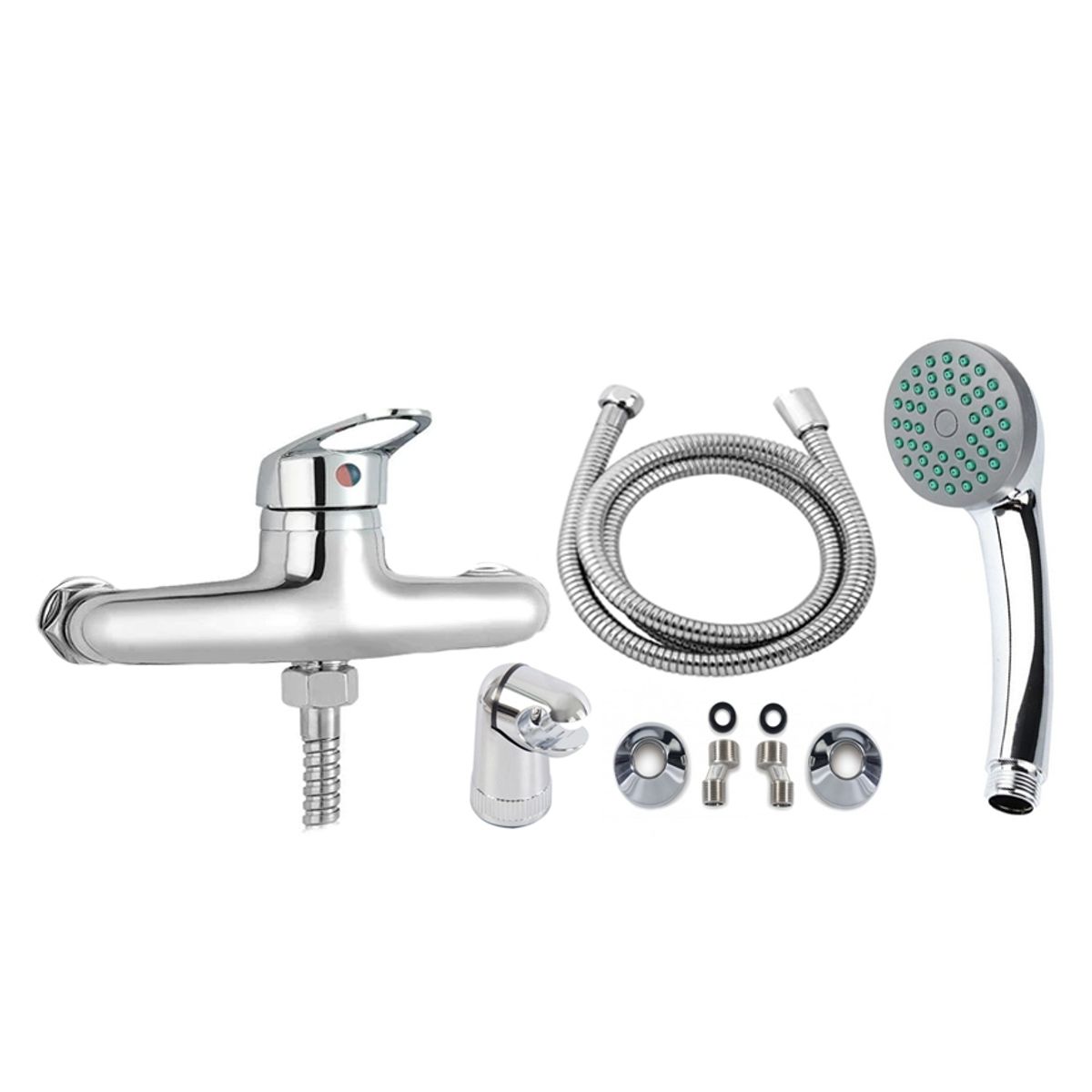 GENERICO - Set Completo Llave Monomando Ducha Cromada