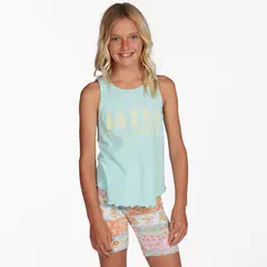 BILLABONG - Polera S/M Niña Nice And Cool G Tees Celeste