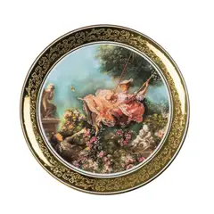 GENERICO - Plato decorativo 24 quilates Gloria Bavaria Fragonard