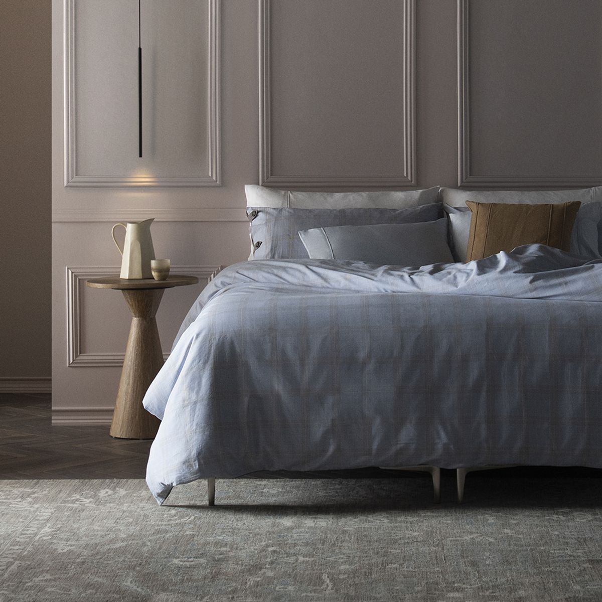 ROSEN - Funda Plumón Rosen Algodón Sergio Arias Check S.King Curry