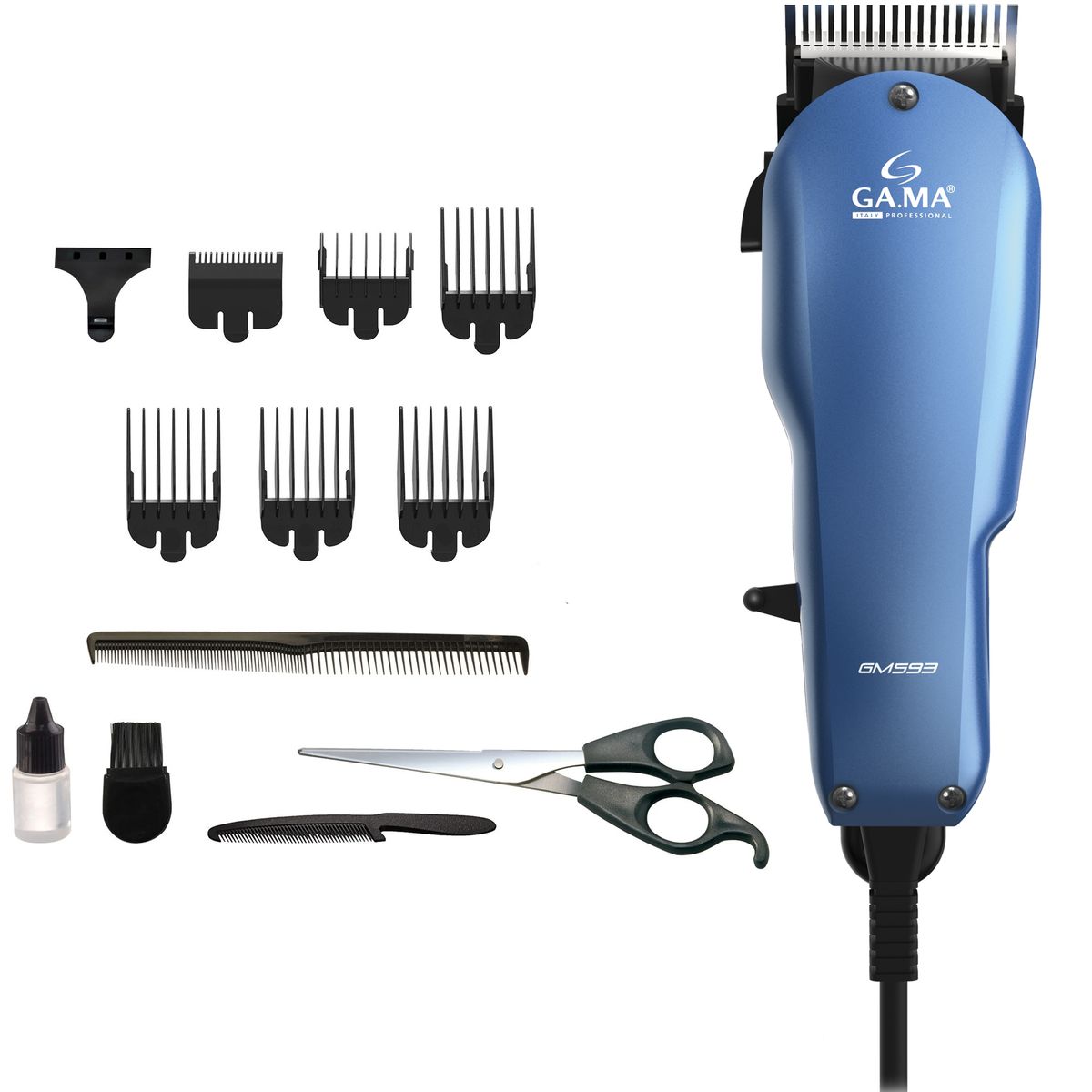 GAMA - Cortapelos Gama Gm 593 Magnetic 13 Piezas Profesional