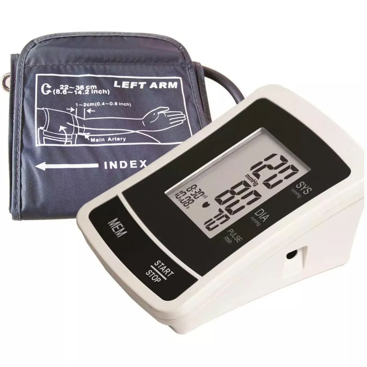 GAMA - Tensiómetro De Brazo Gama Bp 1209 Lcd Digital 120 Memorias