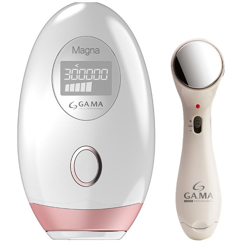 GAMA - Pack Depiladora IPL Gama Magna Laser y Masajeador Facial