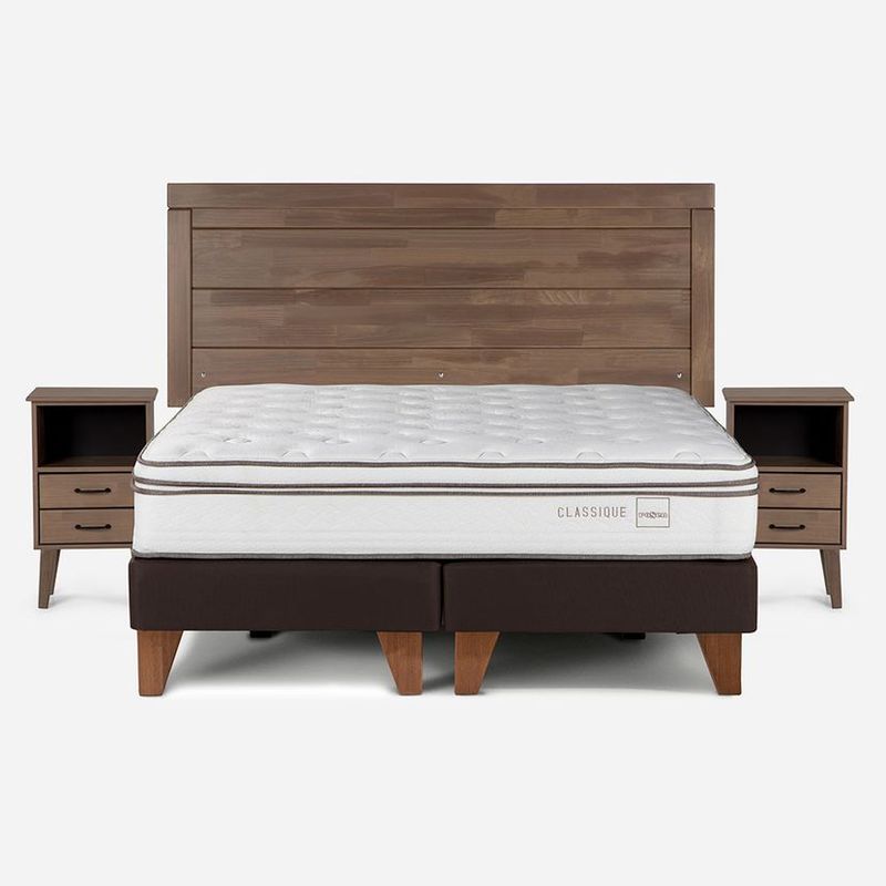 ROSEN - Cama Classique+ King 180 x 200 cm Con Muebles Sicilia