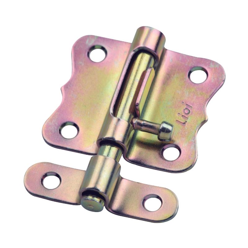 LIOI - PICAPORTE BASE ANCHA 1076 - 2,5" ,ZINCADO, CON TORNILLOS.