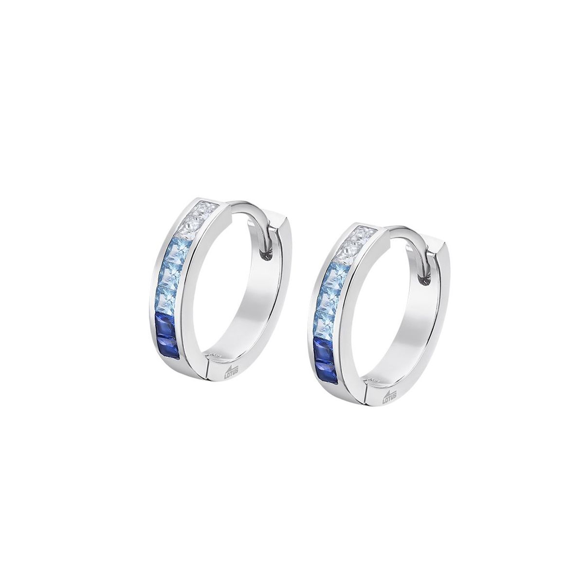 LOTUS SILVER - Aros LP3396-4/6 Lotus Silver Mujer Hoops