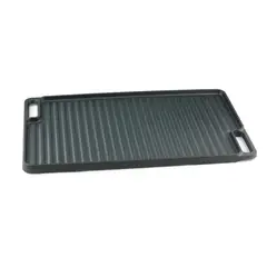 GENERICO - Plancha Churrasquera Reversible 46x26cm Hierro Fundido