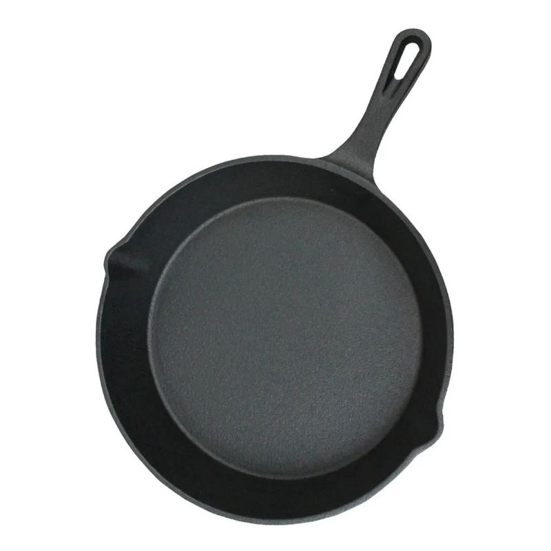 GENERICO - Sarten Hierro Fundido 26cm Cocina Asado Parrilla Bbq